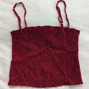 Brandy melville red tank top